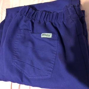 Purple greys anatomy scrub pants